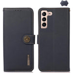 Custodia per telefono RFID in vera pelle KHAZNEH Custer, For Galaxy S26 FE 5G, For Samsung Galaxy S26+ 5G, For Samsung Galaxy S26 Edge 5G, For Samsung Galaxy S26 Ultra 5G, For Samsung Galaxy S26 5G, For Samsung Galaxy S25 FE 5G                         ...