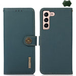 Custodia per telefono RFID in vera pelle KHAZNEH Custer, For Galaxy S26 FE 5G, For Samsung Galaxy S26+ 5G, For Samsung Galaxy S26 Edge 5G, For Samsung Galaxy S26 Ultra 5G, For Samsung Galaxy S26 5G, For Samsung Galaxy S25 FE 5G                         ...