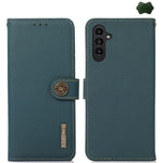 Custodia per telefono RFID in vera pelle KHAZNEH Custer, For Galaxy S26 FE 5G, For Samsung Galaxy S26+ 5G, For Samsung Galaxy S26 Edge 5G, For Samsung Galaxy S26 Ultra 5G, For Samsung Galaxy S26 5G, For Samsung Galaxy S25 FE 5G                         ...