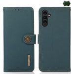 Custodia per telefono RFID in vera pelle KHAZNEH Custer, For Galaxy S26 FE 5G, For Samsung Galaxy S26+ 5G, For Samsung Galaxy S26 Edge 5G, For Samsung Galaxy S26 Ultra 5G, For Samsung Galaxy S26 5G, For Samsung Galaxy S25 FE 5G                         ...