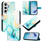 PT003 Custodia per telefono in pelle con motivo marmo, For Samsung Galaxy S26 5G, For Samsung Galaxy S25 Edge 5G, For Samsung Galaxy S24 FE 5G