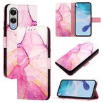 PT003 Custodia per telefono in pelle con motivo marmo, For Samsung Galaxy S26 5G, For Samsung Galaxy S25 Edge 5G, For Samsung Galaxy S24 FE 5G