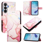 PT003 Custodia per telefono in pelle con motivo marmo, For Samsung Galaxy S26 5G, For Samsung Galaxy S25 Edge 5G, For Samsung Galaxy S24 FE 5G