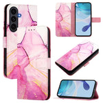 PT003 Custodia per telefono in pelle con motivo marmo, For Galaxy S26 FE 5G, For Samsung Galaxy S26+ 5G, For Samsung Galaxy S26 Edge 5G, For Samsung Galaxy S26 Ultra 5G