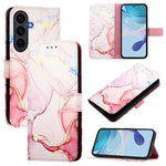 PT003 Custodia per telefono in pelle con motivo marmo, For Galaxy S26 FE 5G, For Samsung Galaxy S26+ 5G, For Samsung Galaxy S26 Edge 5G, For Samsung Galaxy S26 Ultra 5G