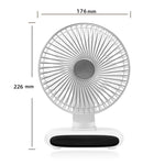 Ventilatore da tavolo oscillante con display digitale N702