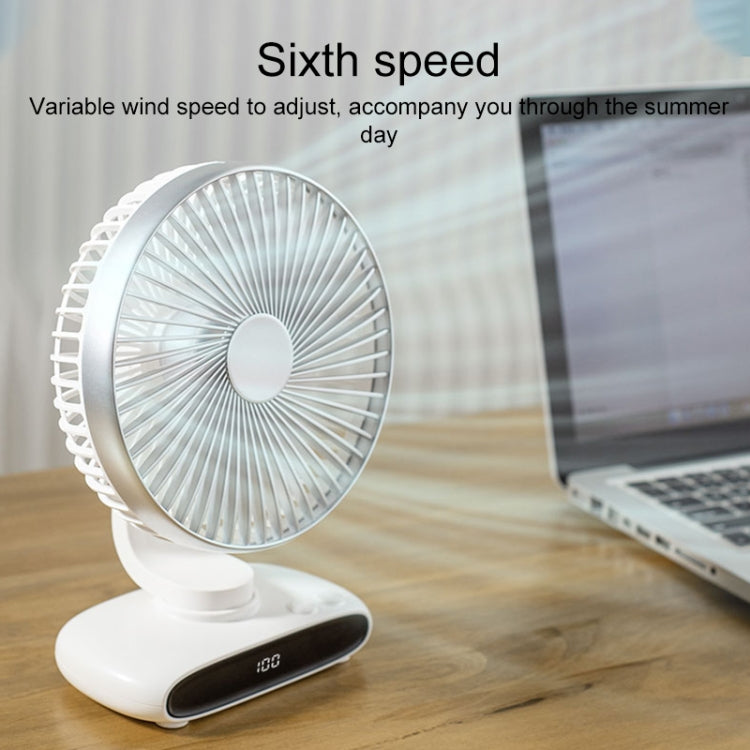 Ventilatore da tavolo oscillante con display digitale N702