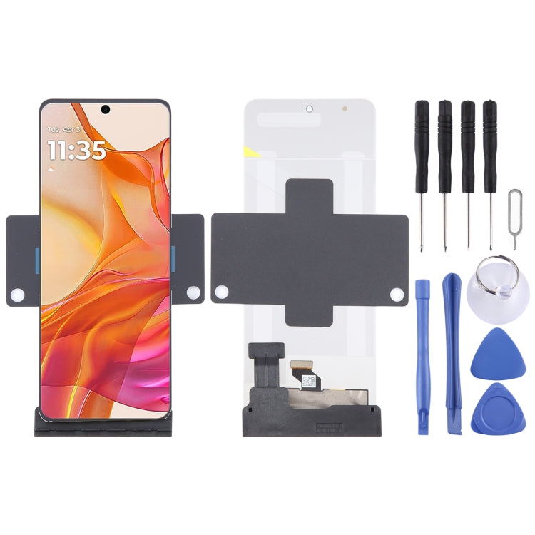 Schermo LCD AMOLED LTPO pieghevole originale con digitalizzatore assemblaggio completo, For Motorola Razr 50 Ultra, For Motorola Razr 50