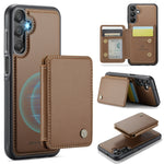 Custodia per telefono in pelle RFID stile magnetico aziendale JEEHOOD J05, For Samsung Galaxy A35 5G, For Samsung Galaxy A15, For Samsung Galaxy A25, For Samsung Galaxy A24 4G