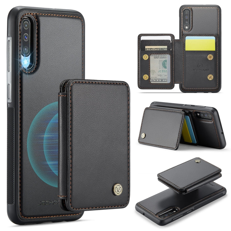 Custodia per telefono in pelle RFID stile magnetico aziendale JEEHOOD J05, For Samsung Galaxy A52 5G / A52 4G, For Samsung Galaxy A52s 5G, For Samsung Galaxy A51 4G, For Samsung Galaxy A50