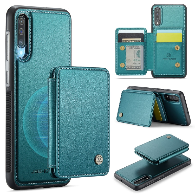 Custodia per telefono in pelle RFID stile magnetico aziendale JEEHOOD J05, For Samsung Galaxy A52 5G / A52 4G, For Samsung Galaxy A52s 5G, For Samsung Galaxy A51 4G, For Samsung Galaxy A50
