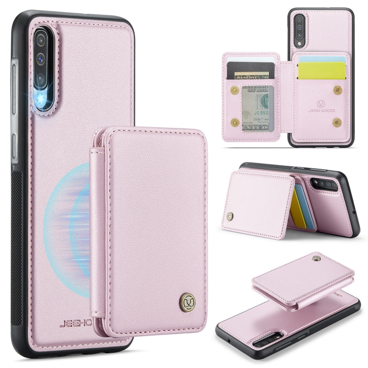 Custodia per telefono in pelle RFID stile magnetico aziendale JEEHOOD J05, For Samsung Galaxy A52 5G / A52 4G, For Samsung Galaxy A52s 5G, For Samsung Galaxy A51 4G, For Samsung Galaxy A50