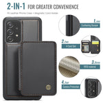 Custodia per telefono in pelle RFID stile magnetico aziendale JEEHOOD J05, For Samsung Galaxy A52 5G / A52 4G, For Samsung Galaxy A52s 5G, For Samsung Galaxy A51 4G, For Samsung Galaxy A50