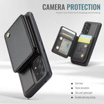 Custodia per telefono in pelle RFID stile magnetico aziendale JEEHOOD J05, For Samsung Galaxy A52 5G / A52 4G, For Samsung Galaxy A52s 5G, For Samsung Galaxy A51 4G, For Samsung Galaxy A50