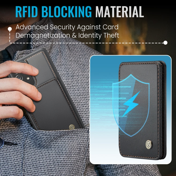 Custodia per telefono in pelle RFID stile magnetico aziendale JEEHOOD J05, For Samsung Galaxy A52 5G / A52 4G, For Samsung Galaxy A52s 5G, For Samsung Galaxy A51 4G, For Samsung Galaxy A50