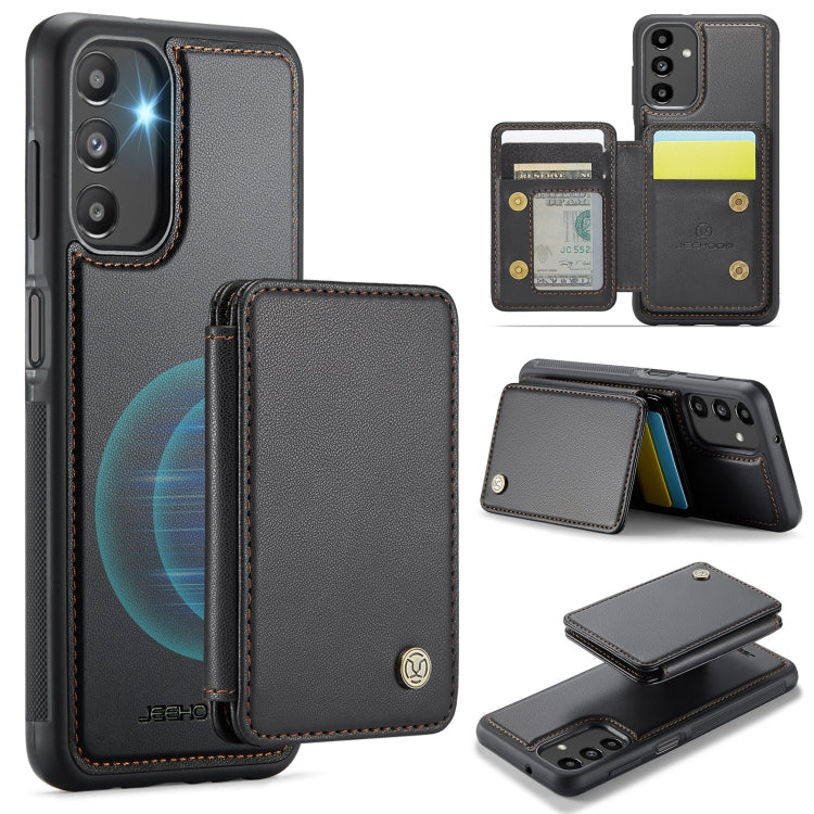 Custodia per telefono in pelle RFID stile magnetico aziendale JEEHOOD J05, For Samsung Galaxy A53 5G, For Samsung Galaxy A33 5G, For Samsung Galaxy A13 4G, For Samsung Galaxy A13 5G
