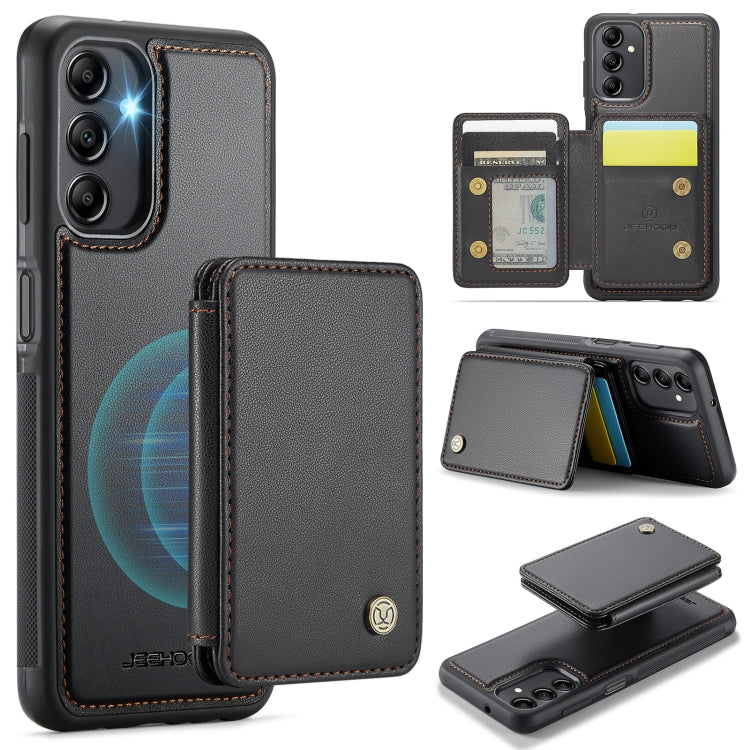 Custodia per telefono in pelle RFID stile magnetico aziendale JEEHOOD J05, For Samsung Galaxy A14 4G / 5G, For Samsung Galaxy A34 5G, For Samsung Galaxy A54 5G, For Samsung Galaxy A23