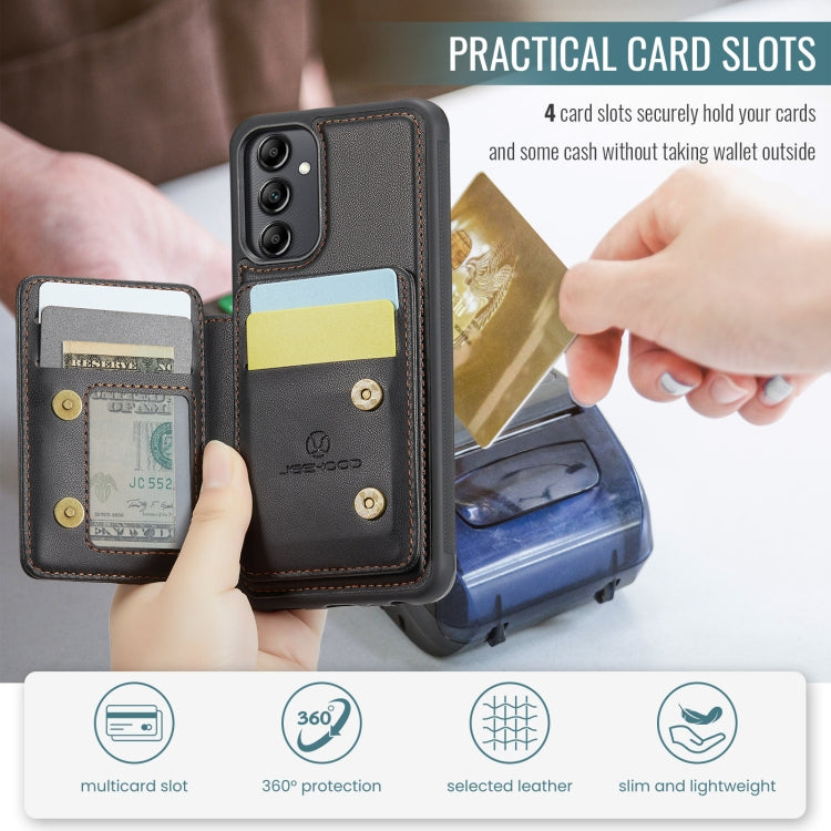 Custodia per telefono in pelle RFID stile magnetico aziendale JEEHOOD J05, For Samsung Galaxy A14 4G / 5G, For Samsung Galaxy A34 5G, For Samsung Galaxy A54 5G, For Samsung Galaxy A23