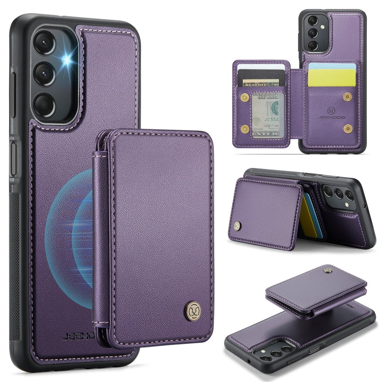 Custodia per telefono in pelle RFID stile magnetico aziendale JEEHOOD J05, For Samsung Galaxy A35 5G, For Samsung Galaxy A15, For Samsung Galaxy A25, For Samsung Galaxy A24 4G