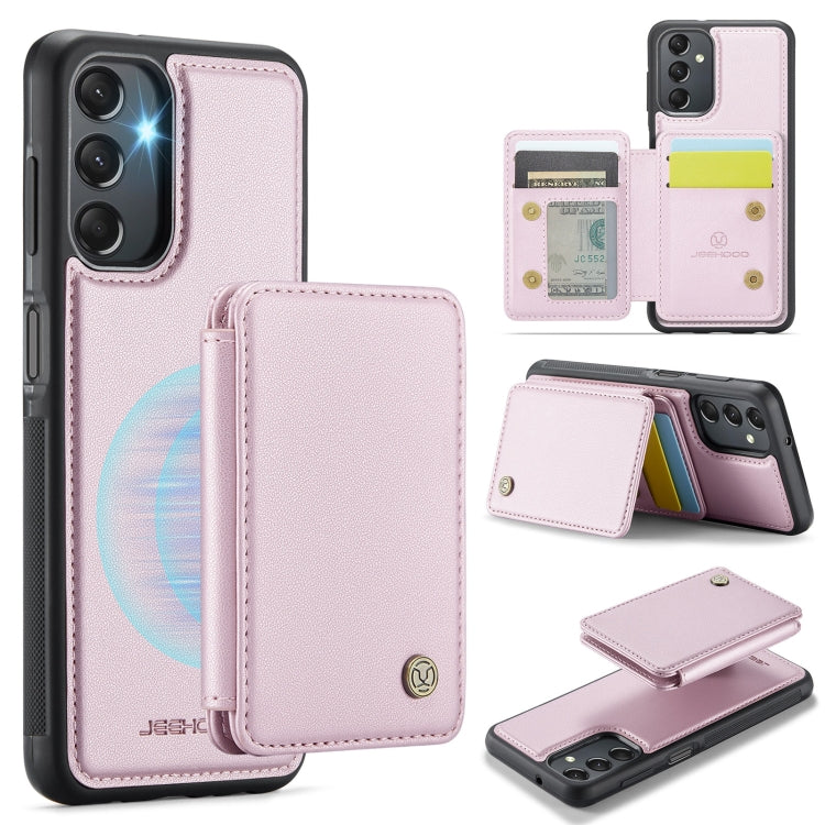 Custodia per telefono in pelle RFID stile magnetico aziendale JEEHOOD J05, For Samsung Galaxy A35 5G, For Samsung Galaxy A15, For Samsung Galaxy A25, For Samsung Galaxy A24 4G