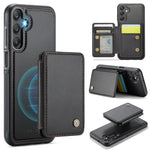 Custodia per telefono in pelle RFID stile magnetico aziendale JEEHOOD J05, For Samsung Galaxy A35 5G, For Samsung Galaxy A15, For Samsung Galaxy A25, For Samsung Galaxy A24 4G