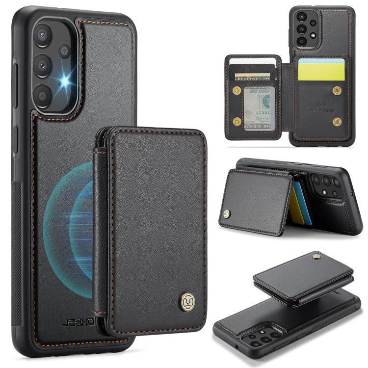 Custodia per telefono in pelle RFID stile magnetico aziendale JEEHOOD J05, For Samsung Galaxy A53 5G, For Samsung Galaxy A33 5G, For Samsung Galaxy A13 4G, For Samsung Galaxy A13 5G