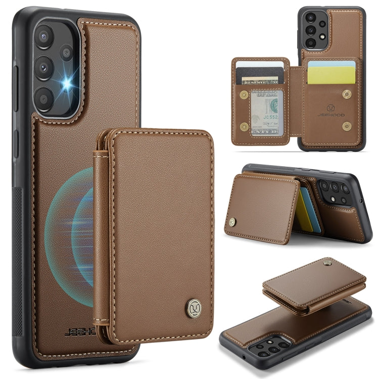 Custodia per telefono in pelle RFID stile magnetico aziendale JEEHOOD J05, For Samsung Galaxy A53 5G, For Samsung Galaxy A33 5G, For Samsung Galaxy A13 4G, For Samsung Galaxy A13 5G