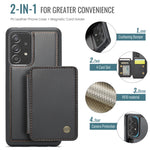 Custodia per telefono in pelle RFID stile magnetico aziendale JEEHOOD J05, For Samsung Galaxy A53 5G, For Samsung Galaxy A33 5G, For Samsung Galaxy A13 4G, For Samsung Galaxy A13 5G