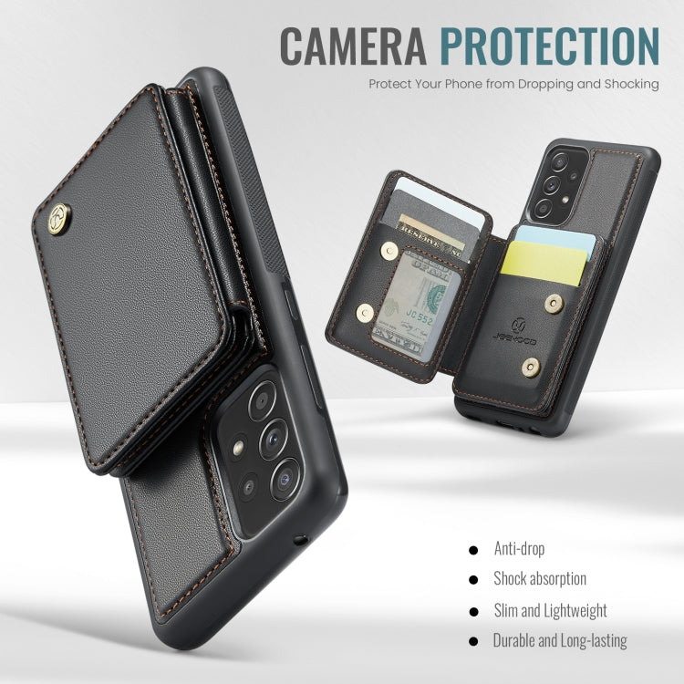 Custodia per telefono in pelle RFID stile magnetico aziendale JEEHOOD J05, For Samsung Galaxy A53 5G, For Samsung Galaxy A33 5G, For Samsung Galaxy A13 4G, For Samsung Galaxy A13 5G