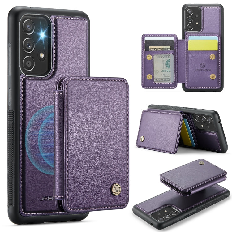 Custodia per telefono in pelle RFID stile magnetico aziendale JEEHOOD J05, For Samsung Galaxy A53 5G, For Samsung Galaxy A33 5G, For Samsung Galaxy A13 4G, For Samsung Galaxy A13 5G