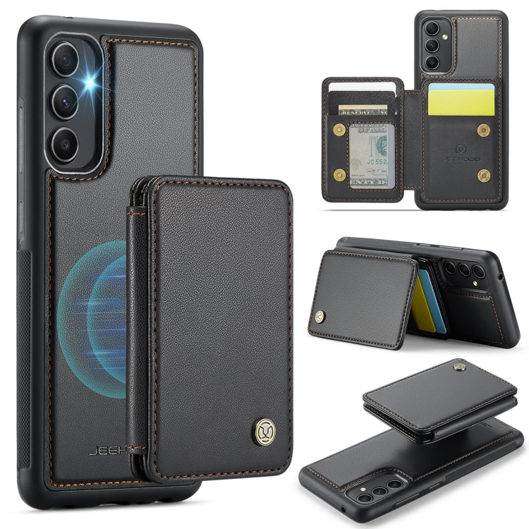 Custodia per telefono in pelle RFID stile magnetico aziendale JEEHOOD J05, For Samsung Galaxy A14 4G / 5G, For Samsung Galaxy A34 5G, For Samsung Galaxy A54 5G, For Samsung Galaxy A23