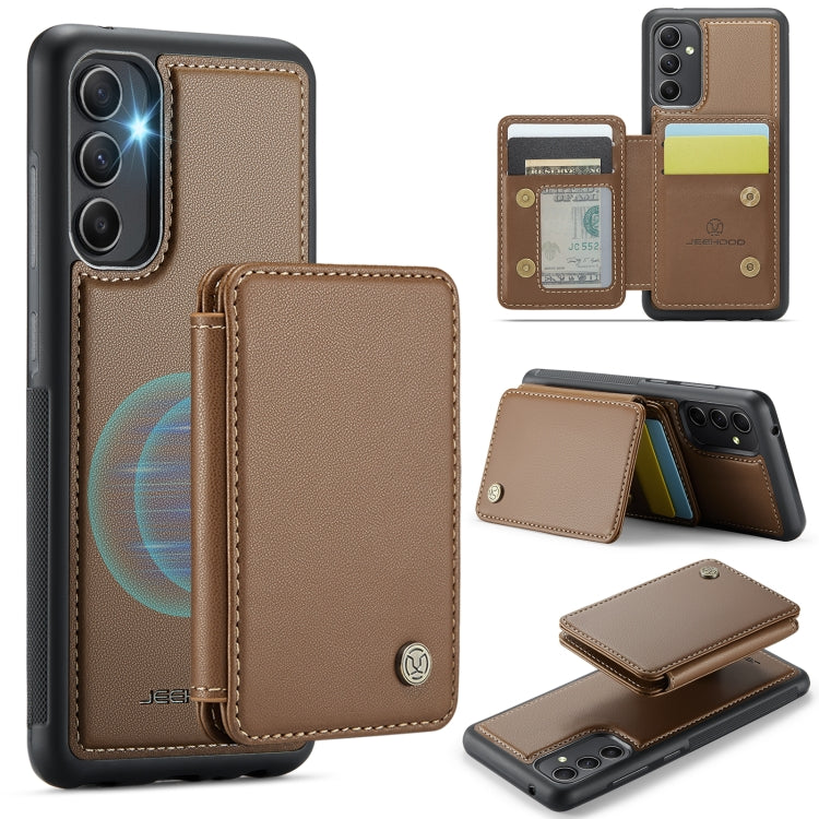 Custodia per telefono in pelle RFID stile magnetico aziendale JEEHOOD J05, For Samsung Galaxy A14 4G / 5G, For Samsung Galaxy A34 5G, For Samsung Galaxy A54 5G, For Samsung Galaxy A23