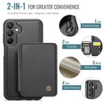 Custodia per telefono in pelle RFID stile magnetico aziendale JEEHOOD J05, For Samsung Galaxy A35 5G, For Samsung Galaxy A15, For Samsung Galaxy A25, For Samsung Galaxy A24 4G