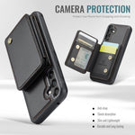 Custodia per telefono in pelle RFID stile magnetico aziendale JEEHOOD J05, For Samsung Galaxy A35 5G, For Samsung Galaxy A15, For Samsung Galaxy A25, For Samsung Galaxy A24 4G