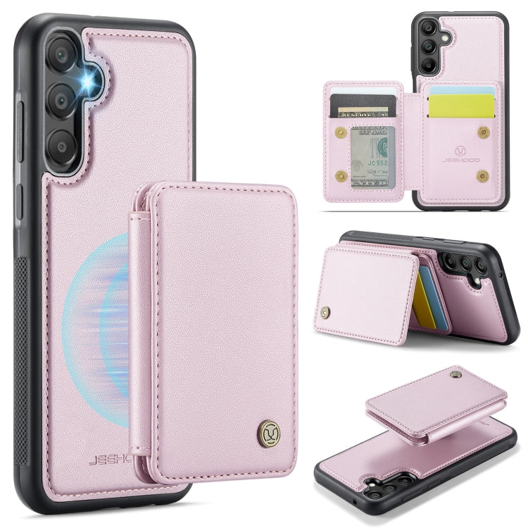 Custodia per telefono in pelle RFID stile magnetico aziendale JEEHOOD J05, For Samsung Galaxy A26 5G, For Samsung Galaxy A36, For Samsung Galaxy A16 5G, For Samsung Galaxy A55 5G