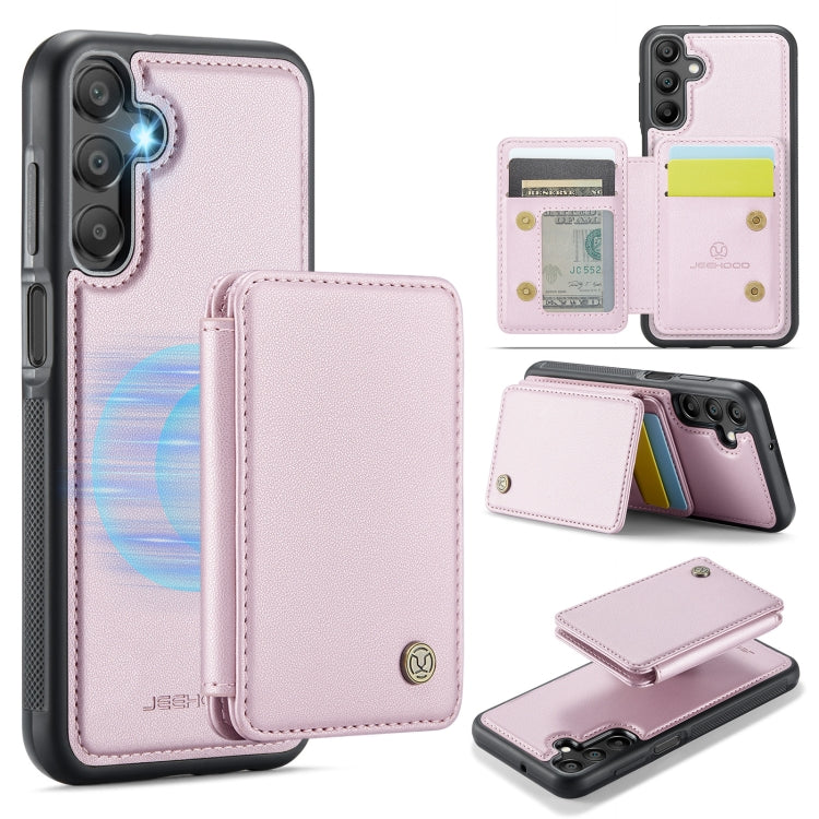 Custodia per telefono in pelle RFID stile magnetico aziendale JEEHOOD J05, For Samsung Galaxy A26 5G, For Samsung Galaxy A36, For Samsung Galaxy A16 5G, For Samsung Galaxy A55 5G