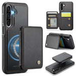 Custodia per telefono in pelle RFID stile magnetico aziendale JEEHOOD J05, For Samsung Galaxy A26 5G, For Samsung Galaxy A36, For Samsung Galaxy A16 5G, For Samsung Galaxy A55 5G