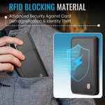 Custodia per telefono in pelle RFID stile magnetico aziendale JEEHOOD J05, For Samsung Galaxy A26 5G, For Samsung Galaxy A36, For Samsung Galaxy A16 5G, For Samsung Galaxy A55 5G