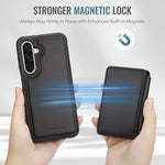 Custodia per telefono in pelle RFID stile magnetico aziendale JEEHOOD J05, For Samsung Galaxy A26 5G, For Samsung Galaxy A36, For Samsung Galaxy A16 5G, For Samsung Galaxy A55 5G