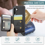 Custodia per telefono in pelle RFID stile magnetico aziendale JEEHOOD J05, For Samsung Galaxy A26 5G, For Samsung Galaxy A36, For Samsung Galaxy A16 5G, For Samsung Galaxy A55 5G