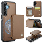 Custodia per telefono in pelle RFID stile magnetico aziendale JEEHOOD J05, For Samsung Galaxy A26 5G, For Samsung Galaxy A36, For Samsung Galaxy A16 5G, For Samsung Galaxy A55 5G