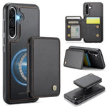 Custodia per telefono in pelle RFID stile magnetico aziendale JEEHOOD J05, For Samsung Galaxy A57 5G, For Samsung Galaxy A37 5G, For Galaxy A27 5G, For Samsung Galaxy A56 5G