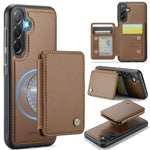 Custodia per telefono in pelle RFID stile magnetico aziendale JEEHOOD J05, For Samsung Galaxy A57 5G, For Samsung Galaxy A37 5G, For Galaxy A27 5G, For Samsung Galaxy A56 5G