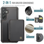 Custodia per telefono in pelle RFID stile magnetico aziendale JEEHOOD J05, For Samsung Galaxy A57 5G, For Samsung Galaxy A37 5G, For Galaxy A27 5G, For Samsung Galaxy A56 5G