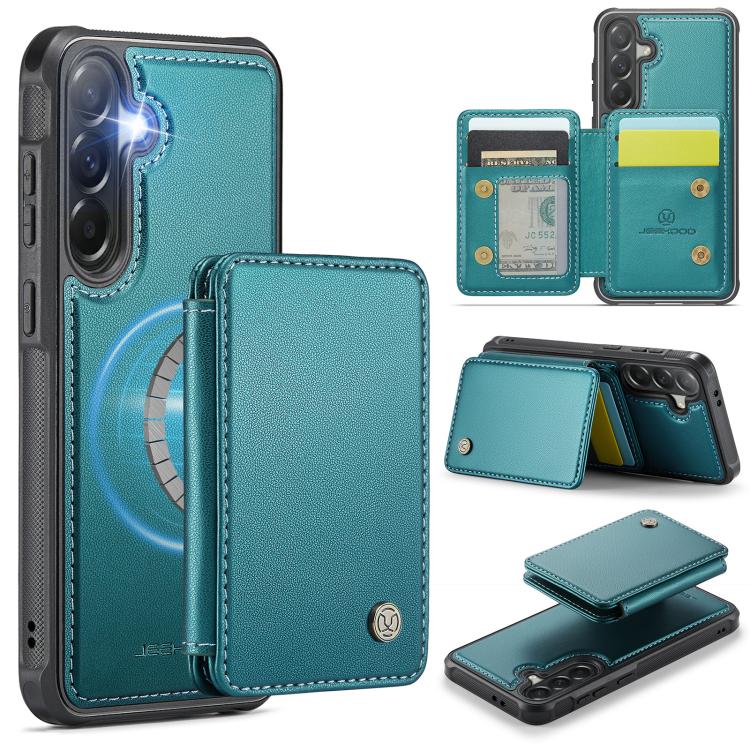 Custodia per telefono in pelle RFID stile magnetico aziendale JEEHOOD J05, For Samsung Galaxy A57 5G, For Samsung Galaxy A37 5G, For Galaxy A27 5G, For Samsung Galaxy A56 5G