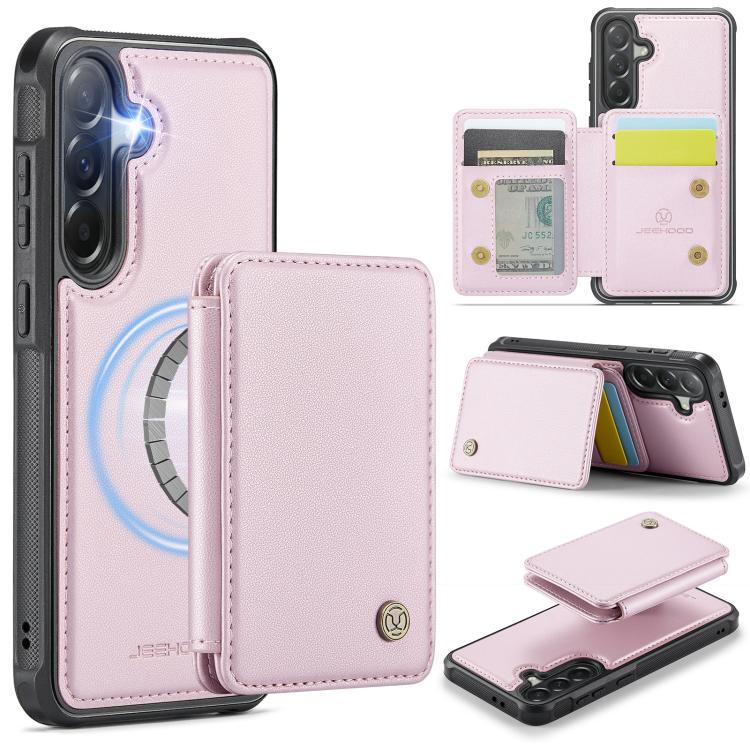 Custodia per telefono in pelle RFID stile magnetico aziendale JEEHOOD J05, For Samsung Galaxy A57 5G, For Samsung Galaxy A37 5G, For Galaxy A27 5G, For Samsung Galaxy A56 5G
