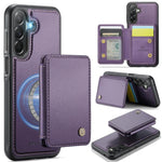 Custodia per telefono in pelle RFID stile magnetico aziendale JEEHOOD J05, For Samsung Galaxy A57 5G, For Samsung Galaxy A37 5G, For Galaxy A27 5G, For Samsung Galaxy A56 5G