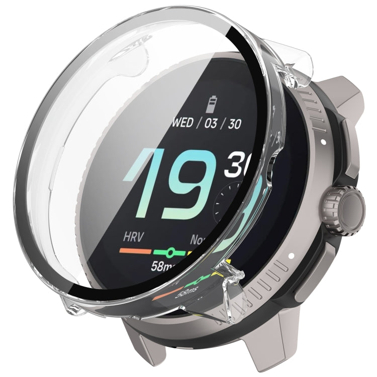 Custodia protettiva per orologio integrata con pellicola in vetro temperato + PC, For Suunto Race S