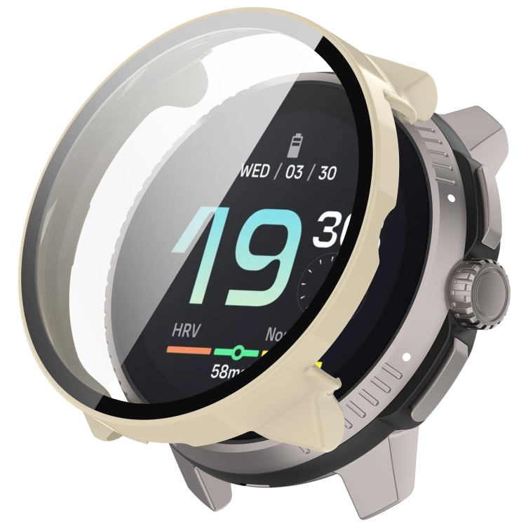 Custodia protettiva per orologio integrata con pellicola in vetro temperato + PC, For Suunto Race S