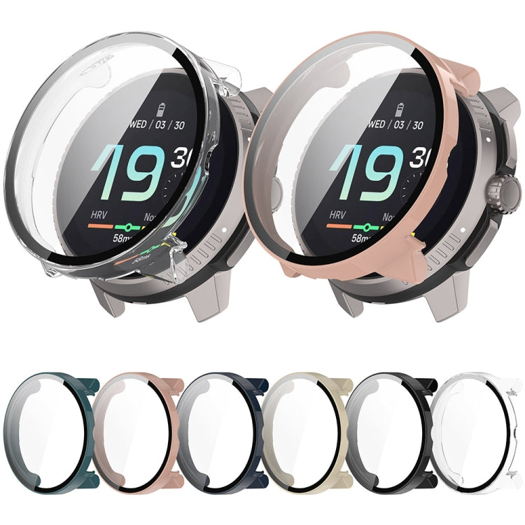 Custodia protettiva per orologio integrata con pellicola in vetro temperato + PC, For Suunto Race S